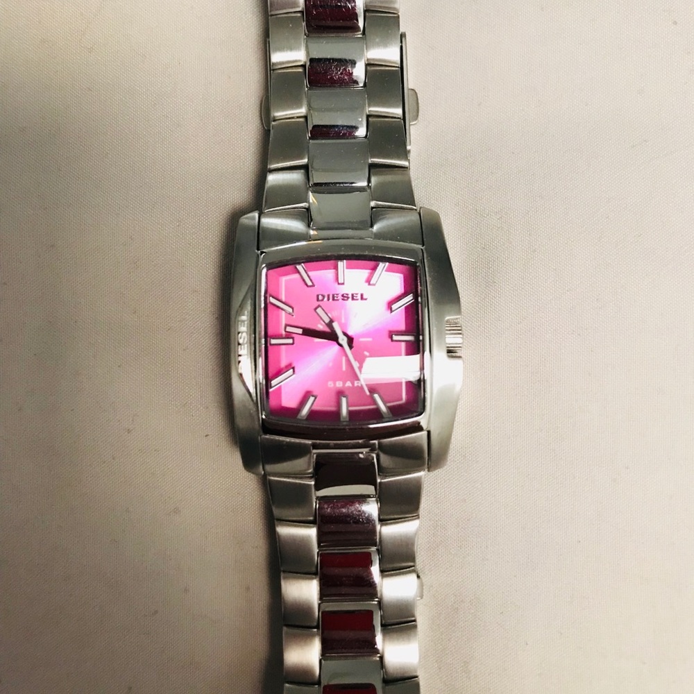 Diesel Watch- pink face
